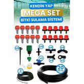 Bahçe Balkon Veranda Sera Bitki Çiçek Damlama Nemlendirme Sulama Sisleme Püskürtme Hortum Sistemi