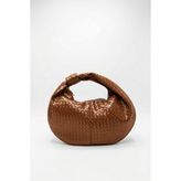 BAHELS Kadın Taba Örgü Hobo Omuz Çantası, 36x30 cm