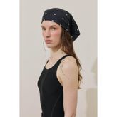 Baklava Desen Bandana Siyah