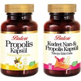 Balen Kudret Narı Propolisi 375MG 60 Kap+Propolis 80 Kap 670MG