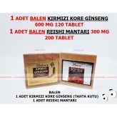 Balen Reishi Mantarı (Ganoderma Lucidum)+kırmızı Kore Gınseng