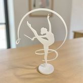 Balerin Figürlü Dekoratif Biblo Modern Minimal Masa Üstü Heykel - 3D Baskı Vitrin