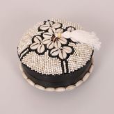 Bali Boncuklu Bambu Saklama Kutusu M 16x10 cm