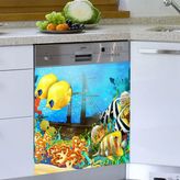 Balıklar Bulaşık Makinesi Sticker