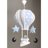 Balon Avize - 1 - Mavi - Gri
