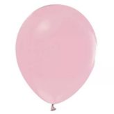 Balon Düz Pastel(Makaron Balon) Bebek Pembe 100'Lü
