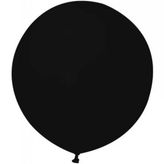 Balon Jumbo Düz 24 İnç Siyah 3'Li