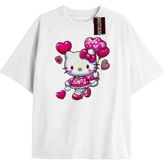 Balon Kalp Hello Kitty - Beyaz - S