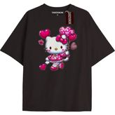 Balon Kalp Hello Kitty - Siyah - M