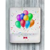 Balonlar Bilek Destekli Mouse Pad - Renkli