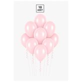 Balonsan Pembe Makaron Balon 10 Adet
