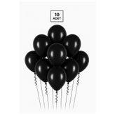 Balonsan Siyah Balon 10 Adet