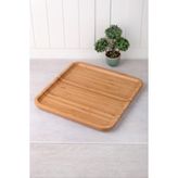 Balsa Kare Bambu Sunum Tabak 25 X 25 Cm