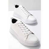 Bambi E01759021603 Beyaz Leather Erkek Sneaker