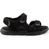 Bambi E05078102501 Siyah Leather Erkek Sandalet