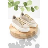 Bambi K01344008009 Bej Kadın Sneaker