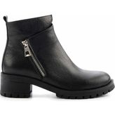 Bambi K02531230203 Siyah Leather Kadın Bot