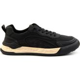 Bambi Siyah Deri Erkek Sneaker E01185510603