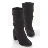 Bambi Siyah Kadın Çizme K03233000302