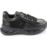 Bambi Siyah Kadın Sneaker K01228091272