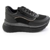 Bambi Siyah Kadın Sneaker K01709060409