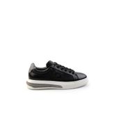 Bambi Siyah Leather Erkek Sneaker E01075574903
