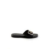 Bambi Siyah Leather Kadın Terlik K04826076403
