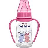Bambino Kulplu PP 150 ml Pembe Biberon