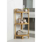 Bambu 3 Katlı Köşe Raf