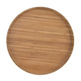 Bambu 30 cm Dönerli Düz Sunum Tepsisi
