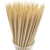 Bambu Çöp Şiş Ahşap Çubuk 100 Adet Bambu Ahşap Şiş Çubukları 25 cm 3 mm Bambu Ahşap 100 Adet Barbekü Şiş Parti Izgarası