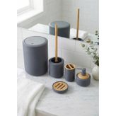 Bambu Detaylı Akrilik Banyo Seti - 5 Parça