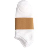 Bambu Kadın 36-40 Numara Patik Çorap - 5 Çift (Beyaz / 39-42)