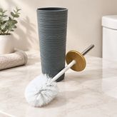 Bambu Kapaklı Klozet Fırçası - Siyah