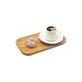 Bambu Lüks Dikdörtgen Servis 25 * 14 cm Sunum Tabağı - Çok Renkli