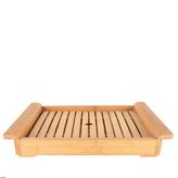 Bambu Sushi Tabağı 420x300x75mm Tabak Sushi Tabak Japon Tarzı Sushi Tabak Yemek Tabağı Servis Tabağı Atıştırmalık Tabağı Servis Tabağı Japon Yemekleri için Ev Mutfak Restoran