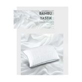 Bambu Yastık Mikrofiber 50X70 Cm Beyaz