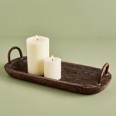 Bambum Bavola Kulplu Büyük Tepsi Oval (46,5X20,5X11 Cm)