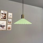 Bamyum Avilla Mint Metal Tekli Avize Kalın Eskitme Fener Kafa Rustik Mutfak Modern Sarkıt Aydınlatma