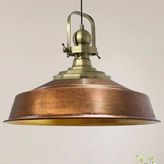 Bamyum Bakır Rengi Metal Tekli Avize Eskitme Başlık Modern Tasarım Şık Aydınlatma - 1