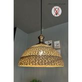 Bamyum Bohem Recycle İplik Jüt El Yapımı Sütlü Kahve Hasır Eskitme Tokmak Başlık Tekli Avize