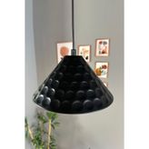 Bamyum Rumy Siyah Tekli Avize Retro Sarkıt Ofis Showroom Salon Mutfak Avizeleri