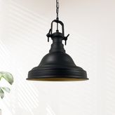 Bamyum Ulmete Siyah Tekli Sarkıt Avize Salon Ofis Otel Restoran Avizeleri Vintage Tasarım - 1
