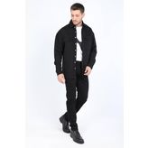 Banny Jeans Siyah Erkek Oversize Jean Gömlek