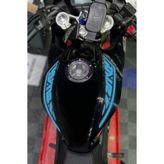 Banxtre RKS SRK125R Motosiklet için Depo Üstü Tribal Dövme Sticker (Sağ ve Sol) (Açık Mavi)