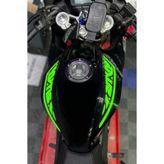 Banxtre RKS SRK125R Motosiklet için Depo Üstü Tribal Dövme Sticker (Sağ ve Sol) (Neon Yeşil)