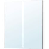 Banyo Duvar Dolabı, 80X15X95 Cm, 2 Ayna Kapaklı