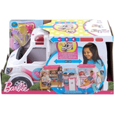 Barbie''nin Işıklı Ve Sesli Ambulansı