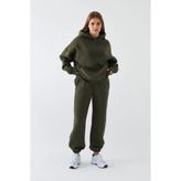 BARLİZ KADIN 3 İplik Bol Kalıp Premium Model Oversize Basic Jogger Eşofman Takımı