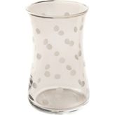 Başak 42361 Heybeli Kar Tanesi 12 Adet Çay Bardağı - Beyaz - 170 ml